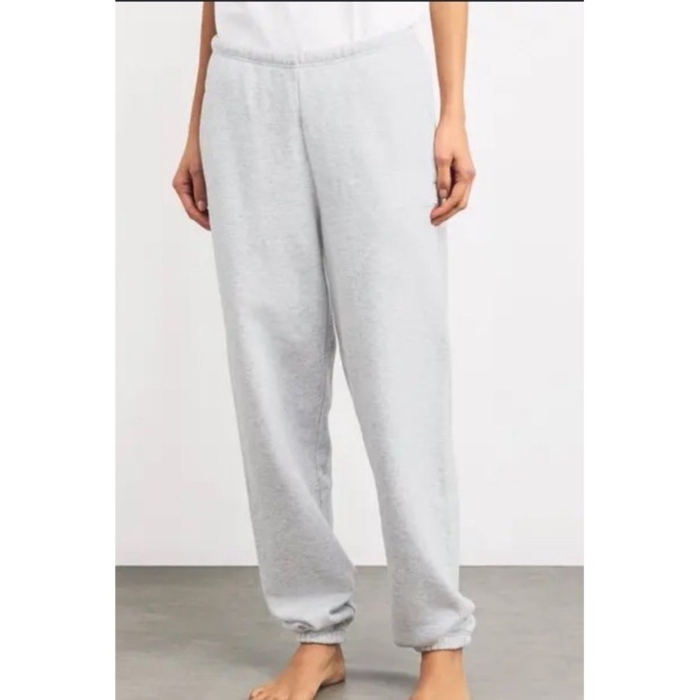 Skims Cotton Women's Classic Joggers SweatPants Size L (Light Heather Grey)